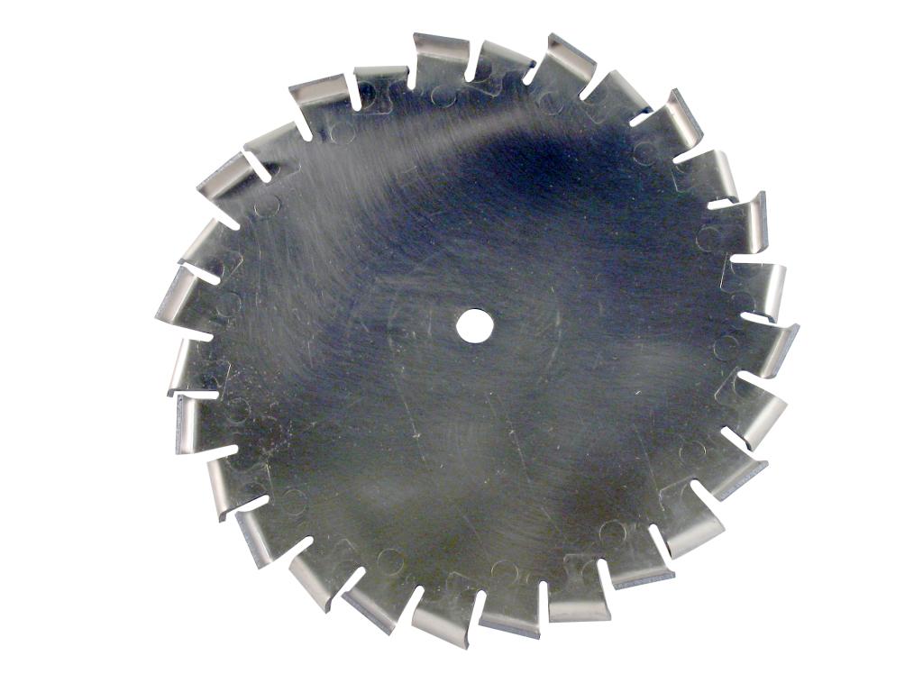 10" Dia. X 5/8" Center Hole Type B 304 SS Dispersion Blade - Coated Image