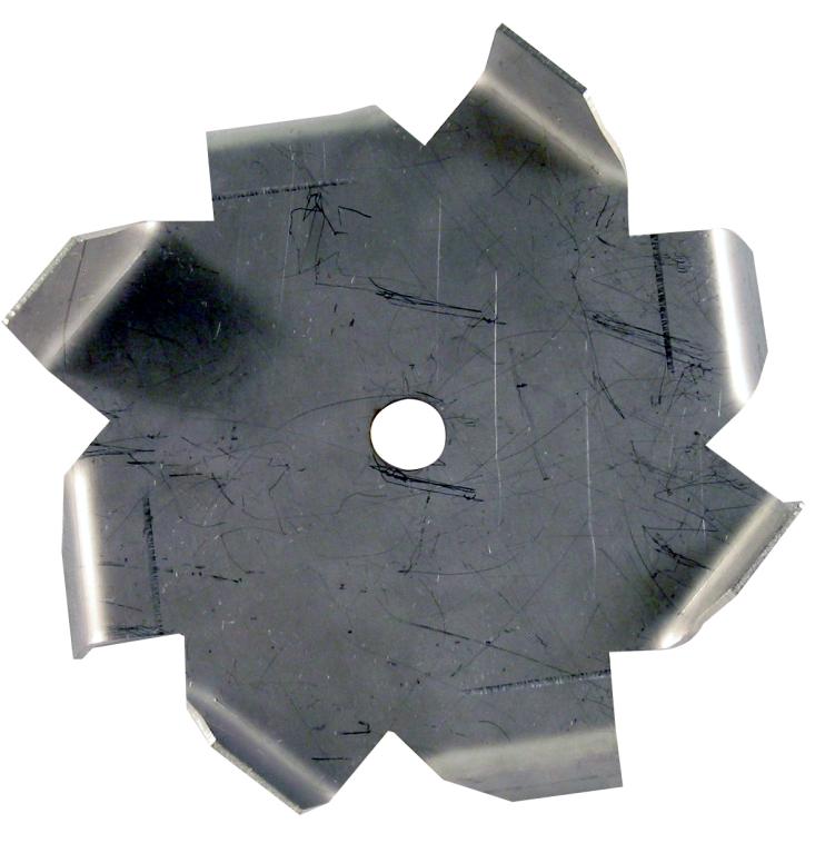 4" Dia. X 1/2" Center Hole Type C 304 SS Dispersion Blade Image