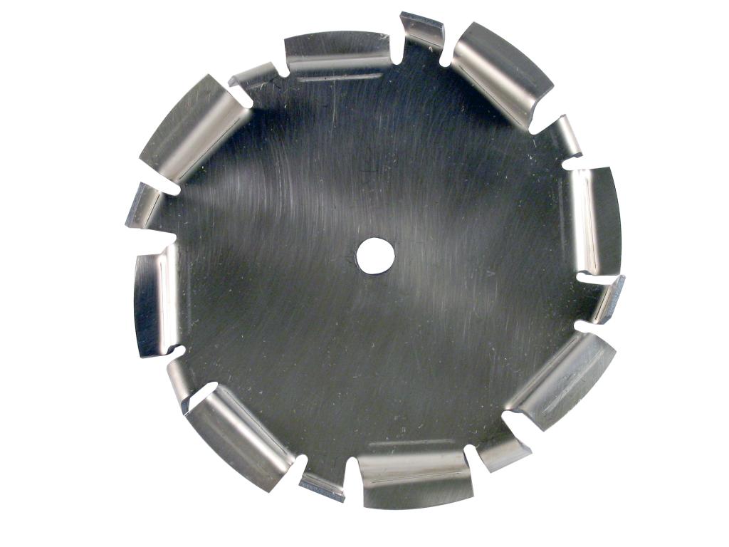 8" Dia. X 5/8" Center Hole Type D  304 SS Dispersion Blade Image