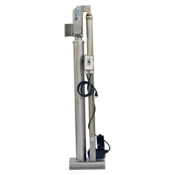 Electric Lift Style Stainless Steel Mixer Mounting Stand with Floor Mount Plate Image