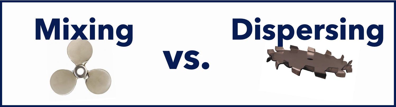 dispersion vs mixing