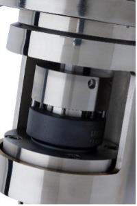 Mechanical seal in tri-clamp mixer Mechanical Seal in 1 Horsepower Gear Drive Sanitary Tri-clamp® Mount Mixer