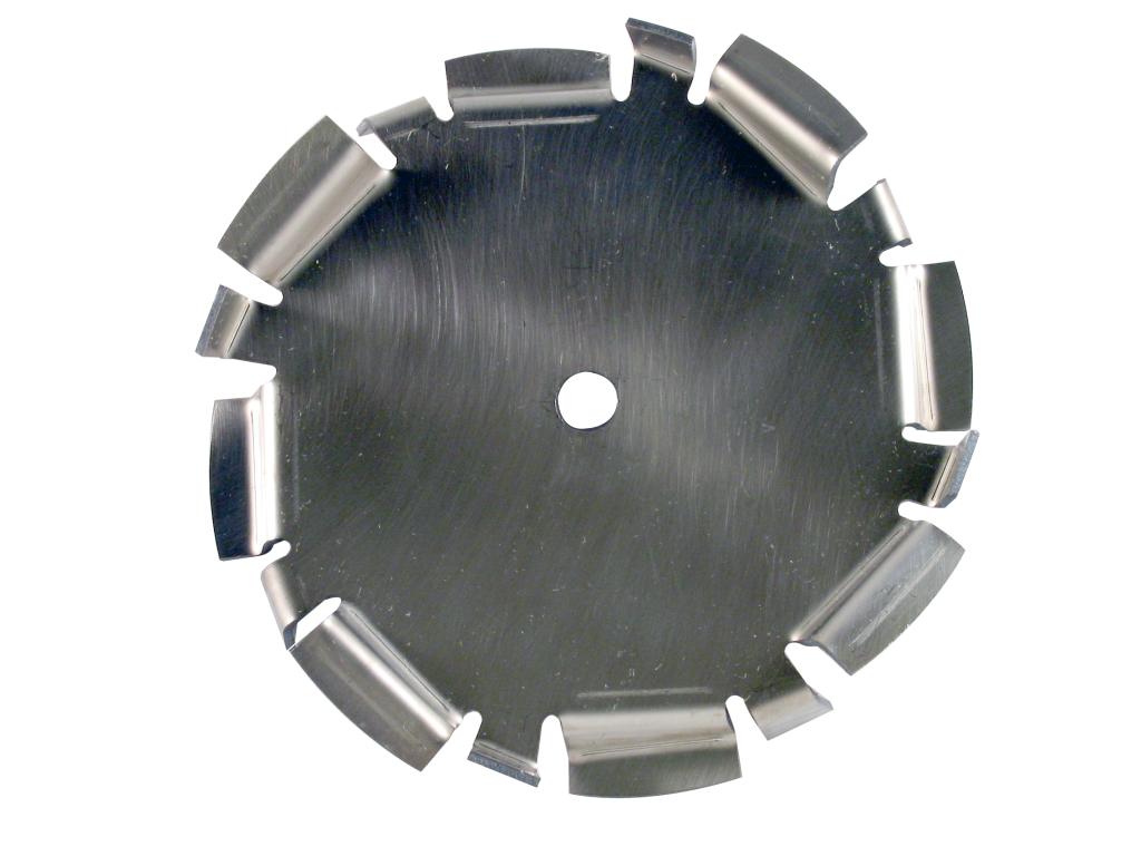 8" Dia. X 5/8" Center Hole Type D 304 SS Dispersion Blade Image