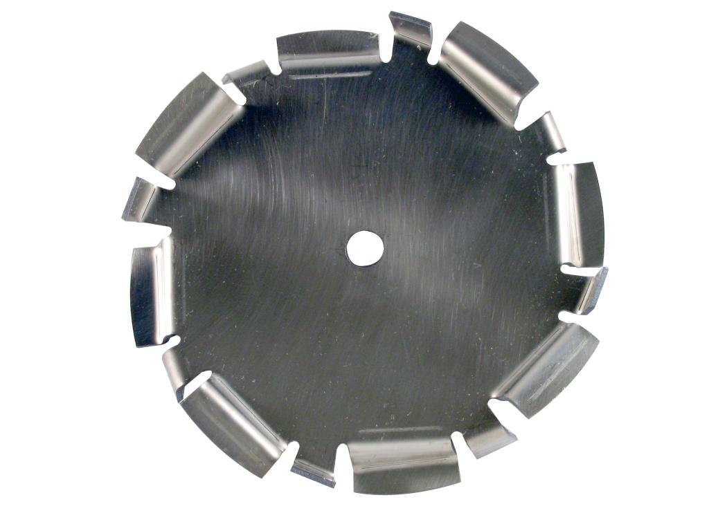 8" Dia. X 5/8" Center Hole Type D  304 SS Dispersion Blade