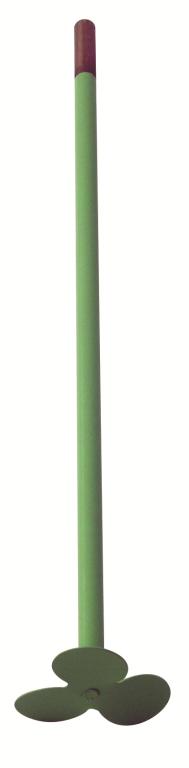 2" 3-Blade PTFE Coated Paddle with 18" Shaft Image