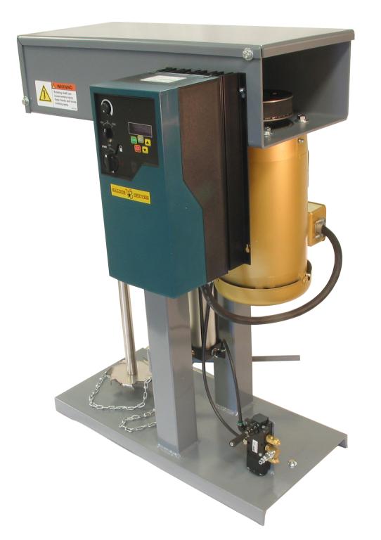 3 HP Inverter Drive Electric 3-Phase Benchtop Disperser - image 4
