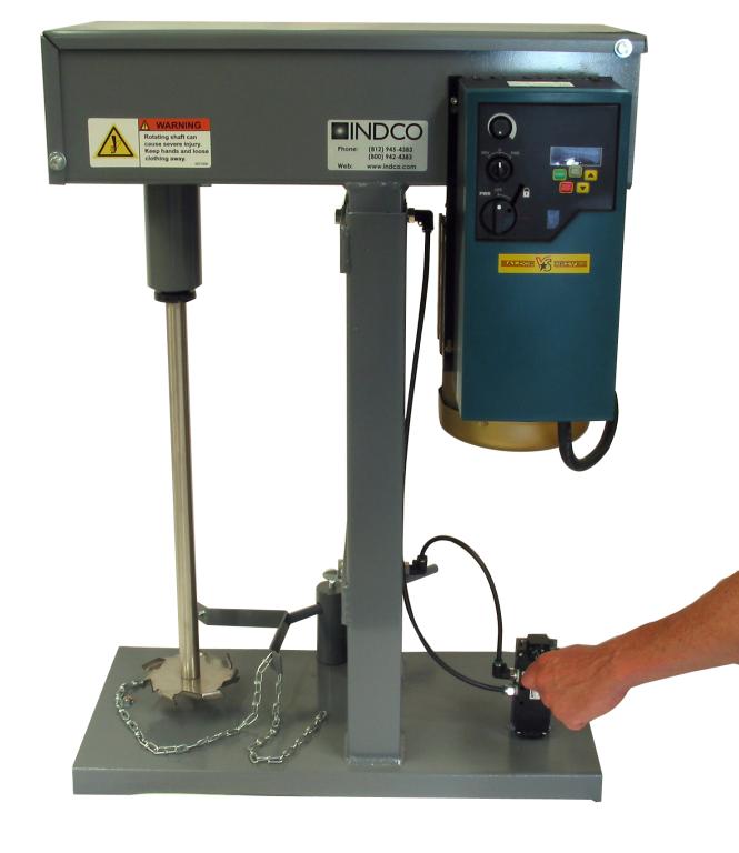 3 HP Inverter Drive Electric 3-Phase Benchtop Disperser - image 2