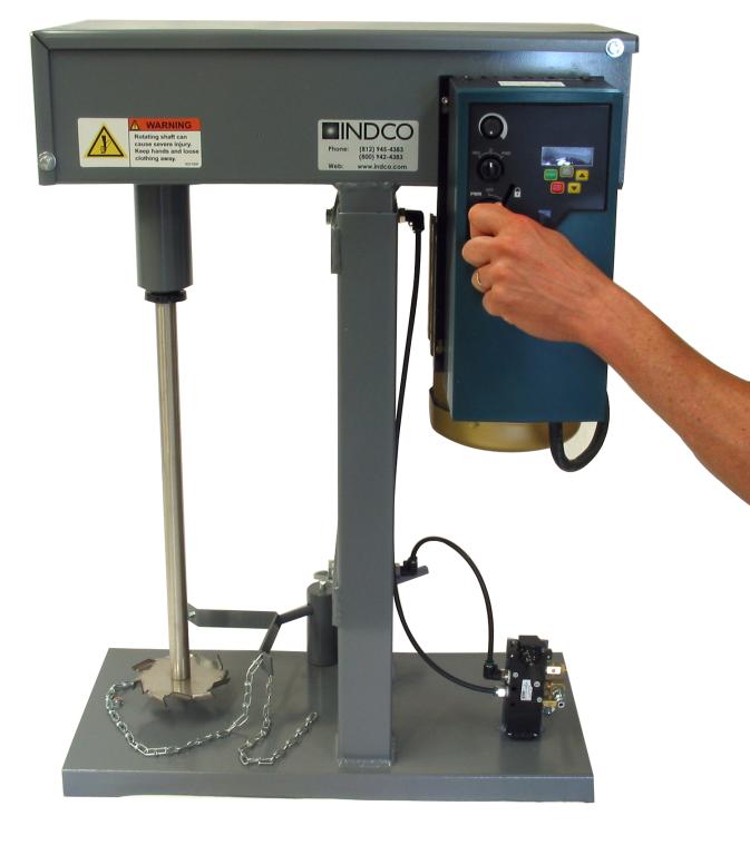 3 HP Inverter Drive Electric 3-Phase Benchtop Disperser - image 3
