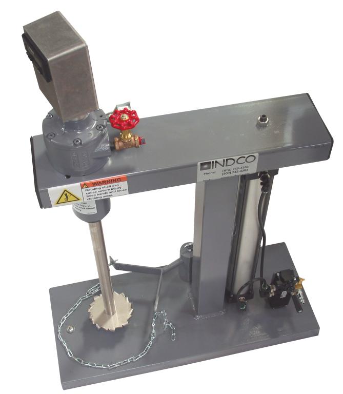 1-1/2 HP Air Disperser with Tachometer and Benchtop Base - image 2