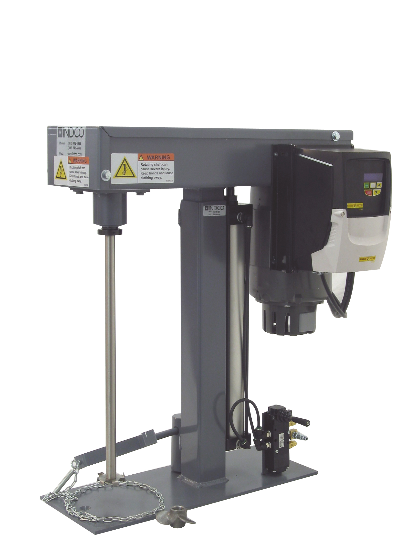 1/2 HP TEFC Electric Benchtop Inverter Drive Disperser Image