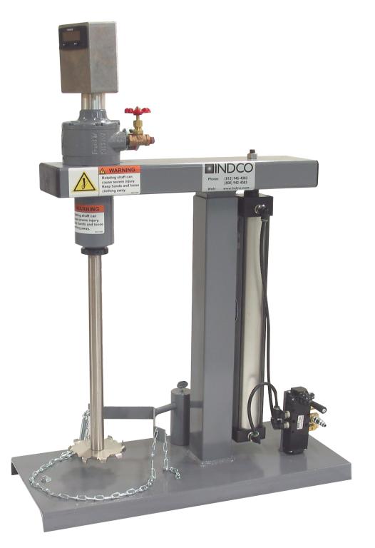 1-1/2 HP Air Disperser with Tachometer and Benchtop Base Image
