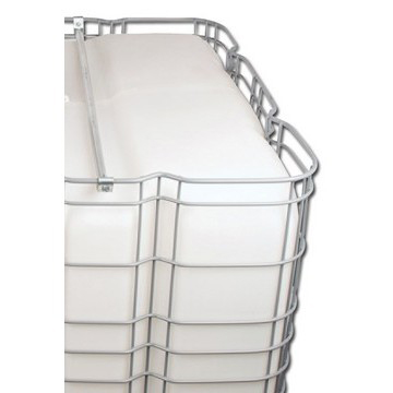 330-Gallon IBC Bulk Container with 2" NPT Butterfly Valve Image