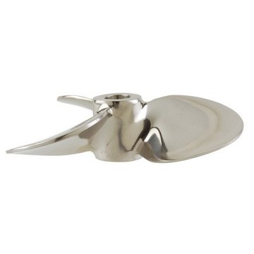 7" Dia. X 7/8" Bore RH SS Square Pitch Prop - Polished - image 2