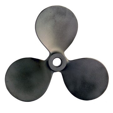 4" Dia. X 3/4" Bore RH Hast Square Pitch Prop - Roto Dull Image