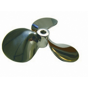 11" Dia. X 16" Pitch X 7/8" Bore LH SS Steep Pitch Prop - Polished Image