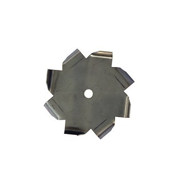 3" Dia. X 1/2" Center Hole Type C 316 SS Dispersion Blade - image 2