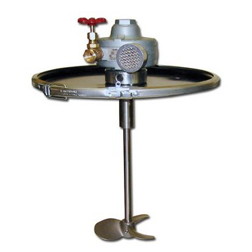 3/4 HP Air Mixer with 5-Gallon SS Pail and Dispensing Valve - image 2