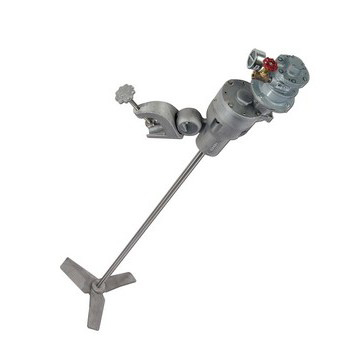 4 HP Air Gear Drive Heavy Duty Clamp Mount Mixer - image 1