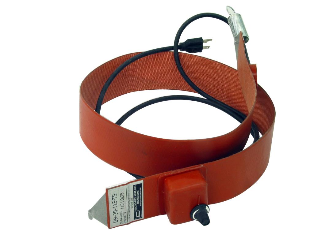 5-Gallon 120V Thermostat Controlled Flexible Drum Heater