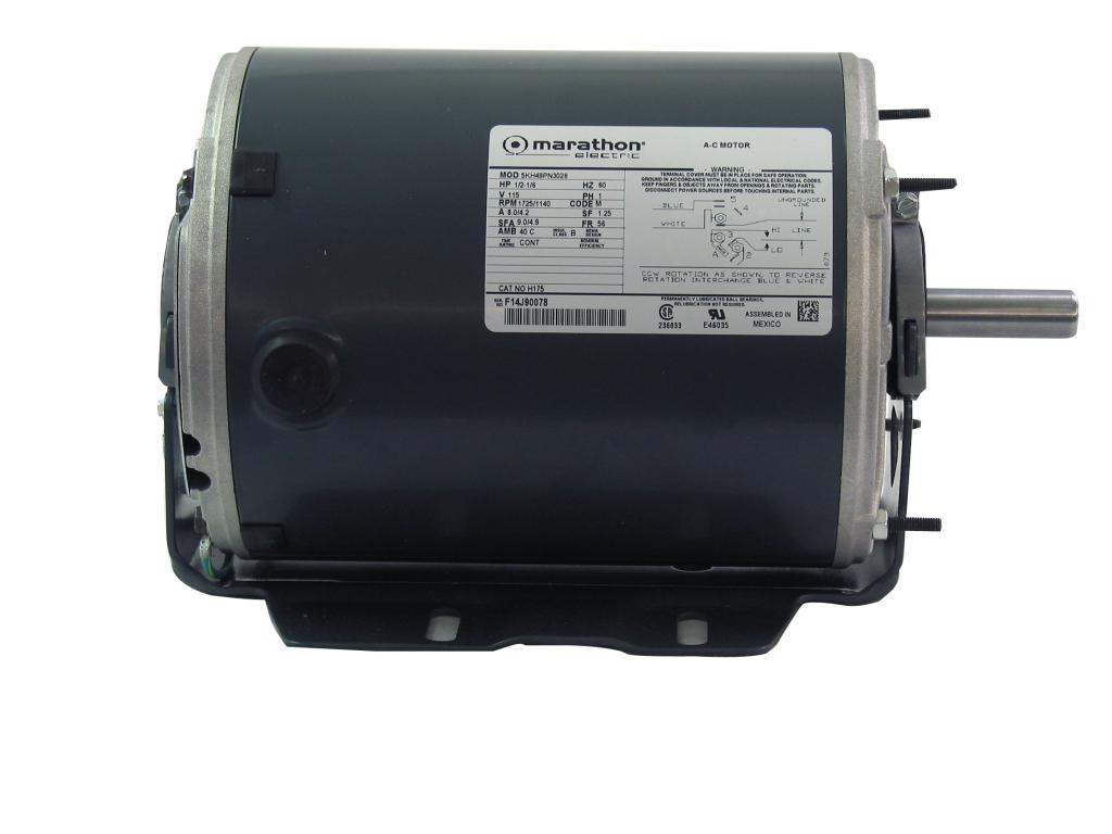 1/2 HP 2 Speed Open Motor Image