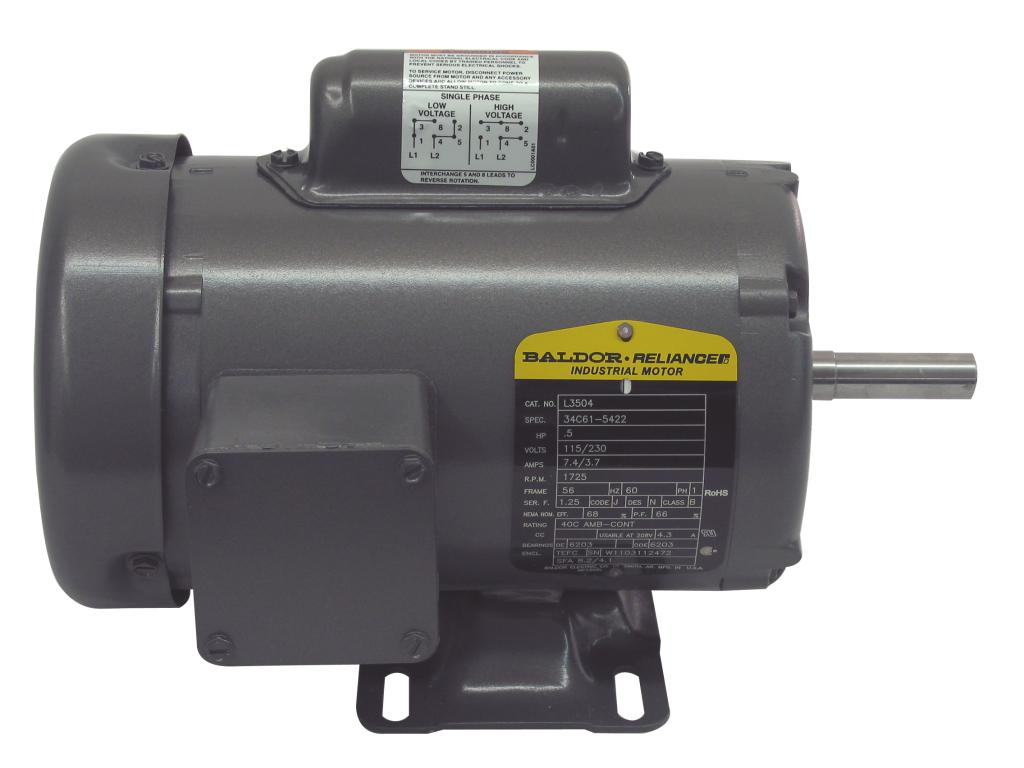 1/2 HP TEFC Motor