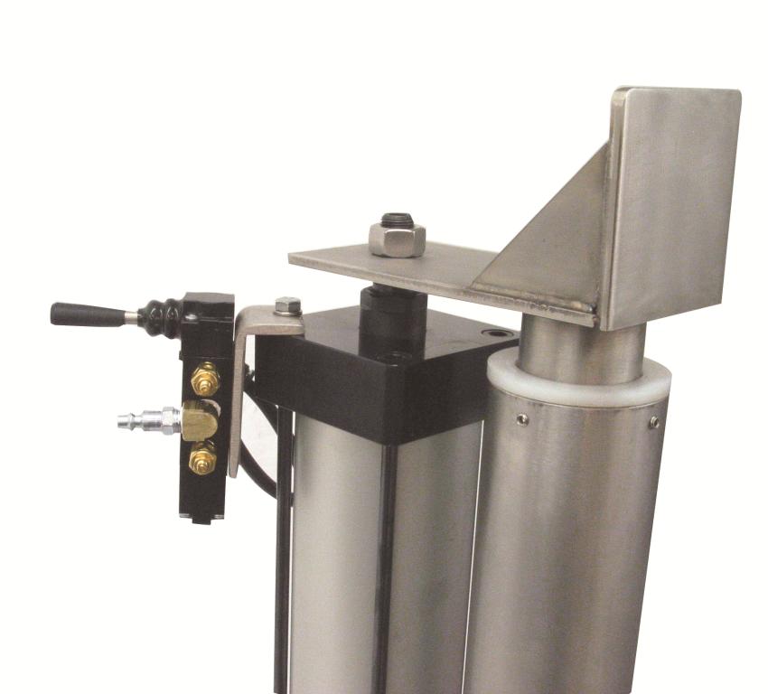Air Lift Style Stainless Steel Mixer Mounting Stand with Floor Mount Plate - image 3