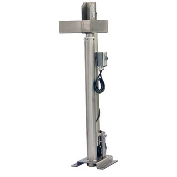 Electric Lift Style Stainless Steel Mixer Mounting Stand with Floor Mount Plate - image 2