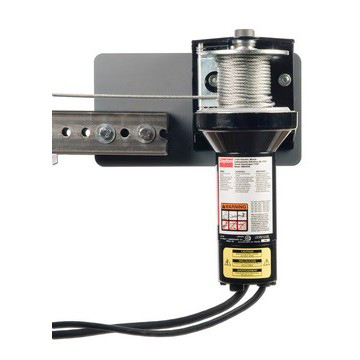 Winch Lift Style Mixer Mounting Stand with Floor Mount Plate for IBC Totes - image 2