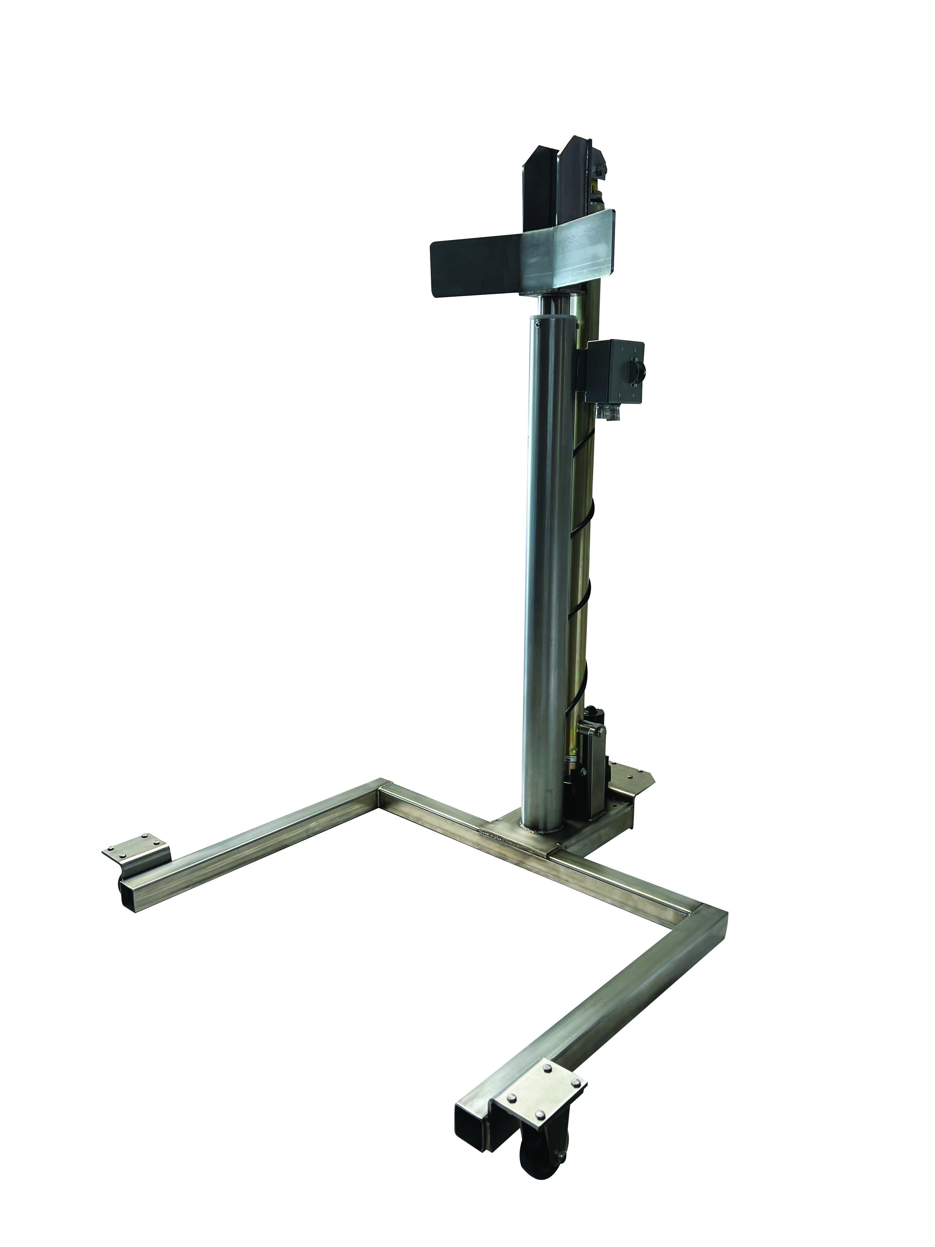 Electric Lift Style Stainless Steel Mixer Mounting Stand with Casters Image