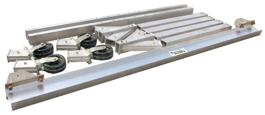 Aluminum Gantry Crane, 15' Wide, 10' Adjustable Height - image 3