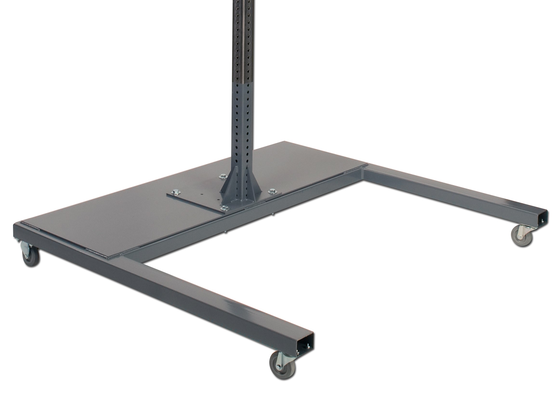 Manual Lift Style Mixer Mounting Stand with Casters for IBC Totes - image 2