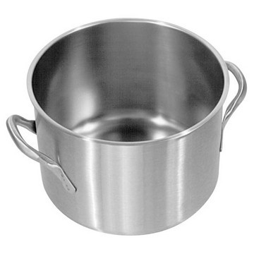 5 Gallon Stainless Steel Stock Pot with Lid, 12.5 x 12.5 x 11.5